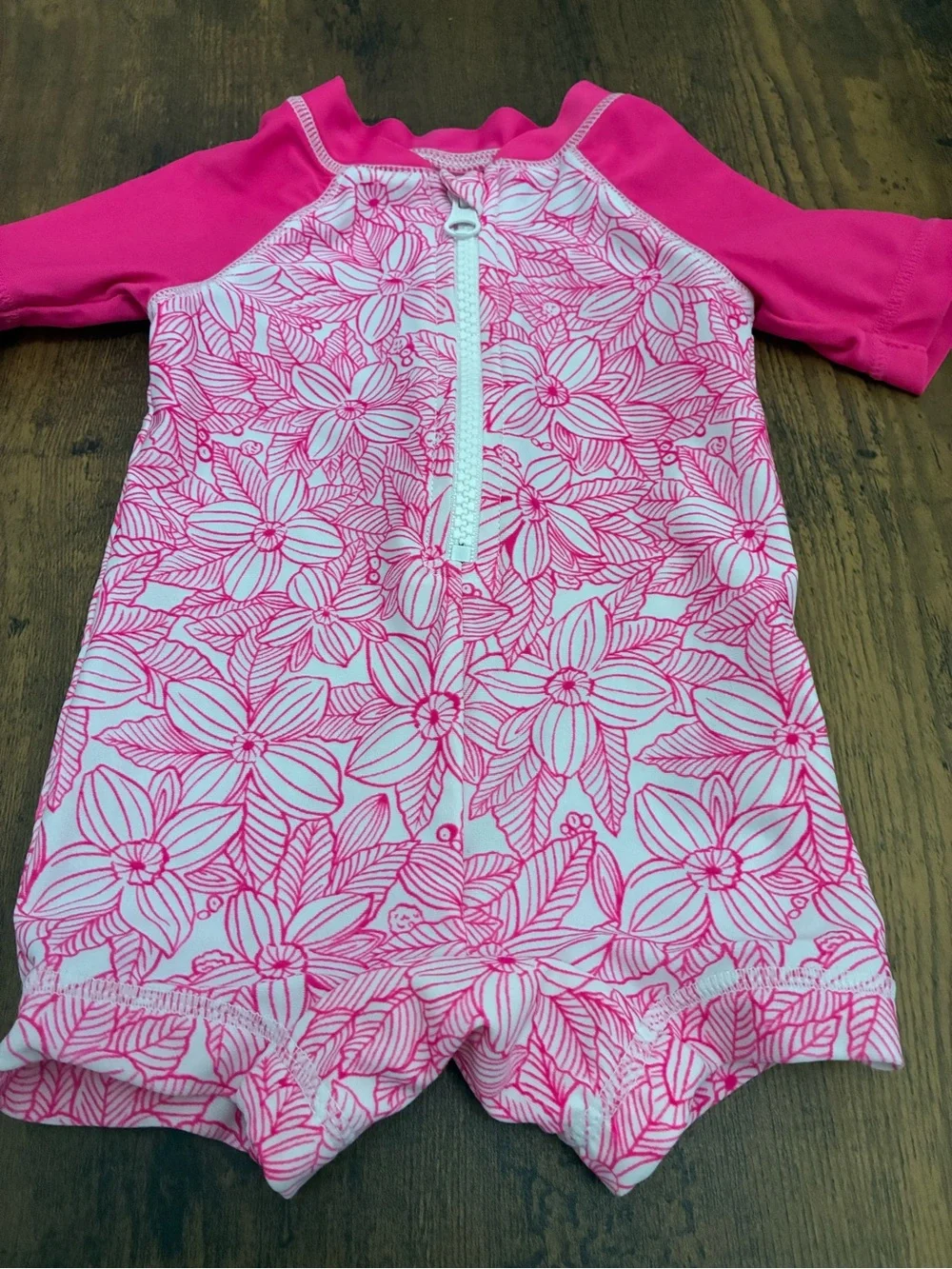 Old Navy 0-3M Rash Guard One-Piece Swimsuit